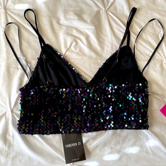 Sequin crop top - Picture 3 of 3